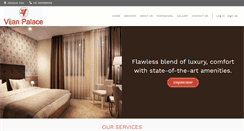 Desktop Screenshot of hotelvijanpalace.com